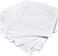 Bumblebee Linens 12 White Hemstitch Cocktail Napkins 6" X 6"- Small Cloth Beverage Party Bar Wedding Coffee Dessert Napkin Coaster