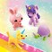 Monopoly Unicorn Junior Board Game. Indoor Family Game with a Magical Theme. 2 to 4 Players. Preschool Games. For Children Ages 5 and Up