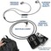 UliX YOLEX Rider Wired In-Ear Headphones, Headphones with Microphone, with Anti-Tangle Cable, Headphones for iPhone, iPad, Samsung, School Students, Children, Women and Small Ears.