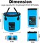 Autodeco 5 Gallon Collapsible Bucket, Portable Collapsible Water Bucket for Camping, Fishing, Travel, Outdoor Gardening and Car Washing, 1 Piece 20 Litres.