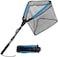 PLUSINNO Plosino fishing net with a foldable telescopic handle made of durable nylon for catching or releasing fish.