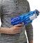 Nerf Reflex Blue Spinning Dart Launcher, 6 Elite Disruptor Blaster Reflex Darts, 6 Official Elite Darts