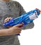 Nerf Reflex Blue Spinning Dart Launcher, 6 Elite Disruptor Blaster Reflex Darts, 6 Official Elite Darts