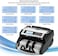 جهاز عد النقود المزيفة DOMENS UV/MG/ER/DD، عداد قيمة الدولار الأمريكي، شاشة LCD لوضع إضافة الدفعة (أسود ورمادي)