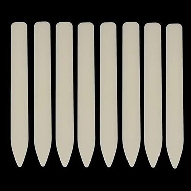 Uoeo 8 Pack Bone Folder for Crafts, Folding, Crinkling, Paper and Scrapbooking for Leather Crafts, Paper Bookbinding and Card Making, 8 Inch.
