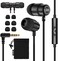 UliX YOLEX Ryder Wired In-Ear Headphones, Headphones with Microphone, Headphones with Anti-Tangle Braided Cable, 48 Ohm Bass Speaker, for iPhone, iPad, Samsung, PC and Laptop.