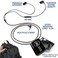 UliX YOLEX Ryder Wired In-Ear Headphones, Headphones with Microphone, Headphones with Anti-Tangle Braided Cable, 48 Ohm Bass Speaker, for iPhone, iPad, Samsung, PC and Laptop.