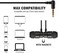 UliX YOLEX Ryder Wired In-Ear Headphones, Headphones with Microphone, Headphones with Anti-Tangle Braided Cable, 48 Ohm Bass Speaker, for iPhone, iPad, Samsung, PC and Laptop.