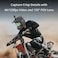 كاميرا الحركة DJI Power Combo 4K 2 مع وحدة بطارية موسعة، مجال رؤية 155 درجة، مع ملحقات مغناطيسية، تقنية تثبيت، كاميرا مقاومة للماء مثالية للرياضة والحياة اليومية، أسود.