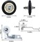 Azdele 4581EL2002C Dryer Drum Roller Assembly, 4400EL2001A Dryer Belt and 4561EL3002A Dryer Motor Idler Pulley with Spring Compatible with LG Kenmore Dryers.