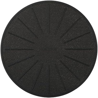 Lazy K Induction Cooktop Mat - Silicone Fiberglass Scratch Protector - for Magnetic Stove - Non Slip Pads to Prevent Pots from Sliding During CookingBlack (7. 8inches.