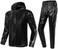 MulYeeh Weight Loss Sweat Suit Anti-Rip Heavy Duty Full-Zip Sauna Suit Fitness Exercise Gym Top Pant with Hood for Men Women.