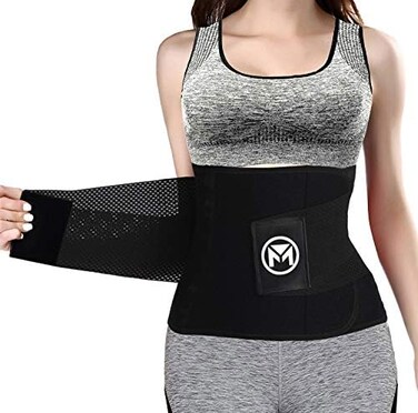Moolida Waist Trainer Belt for Women Waist Trimmer Weight Loss Workout Fitness Back Support Belts.