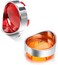 NTHREEAUTO Turn Signal Lens Cover with Chrome Visor Compatible with Harley Dyna Fatboy Softail Road Glide.