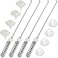 طقم قضبان تعليق غسالة TOMOON W10780048 - متوافق مع غسالات Kenmore وWhirlpool وAmana - بديل للأرقام W10821948 وW10748952 وAP5971398 و4185114 وW10257087 وW10257088 وW1034919. عبوة من 4 قطع بطول 23.6 بوص