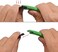 EHDIS 1. 5" Plastic Razor Scraper with 10pcs Double Edged Plastic Blades for Removing Labels Stickers Decals on Glass Windows (Green.