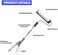 DUSICHIN Inner Feed Airless Paint Spray Roller Sprayer Gun Attachment Kit Accessories High Pressure Wand Power Roller 10 Inches Extension for Titan Graco Airless Paint Sprayer Aftermarket Parts DUS133