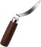 UPKOCH 1PC Coconut Tool Coconut Meat Remover Wooden Handle Stainless Steel Coconut Opener Scraper for Kitchen Home.