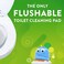 Scrubbing Bubbles Fresh Brush Flushable Refills, Stain Removing Toilet Bowl Cleaner Pads, Eliminate Limescale and Fight Odors, Citrus Action Scent, 20 Count, Pack of 2.