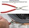 Sporthfish 383EER4004A Washing Machine Inner/Outer Spring Expansion Removal Tool, Suitable for 4986ER0004F/B/G Door Boot,Suitable for LG and Samsung TJTSE-1 1268535, EA3569695, AH3569695,PS3569695-Red