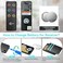 Esky Key Finder, RF Item Locator with 2 Transmitters and 6 Receivers, 98ft Working Range 90dB Loud Beeps Wireless Item Tracker Support Remote Control for Finding Pet, Wallet and Key.