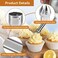 Agatige 3Pcs Cake Decorating Nozzle Set, Universal Whipped Cream Dispenser Replacement Tips Parts for Cream Whipper Stainless Steel.