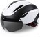 Shinmax Fahrradhelm Herren Damen Fahrradhelm mit Visier Abnehmbarer Magnetischem Schutzbrille Mnner Frauen Erwachsene Mountainbike Road MTB Helm Fahrrad Einstellbarer Rennradhelm Sicherheitsschutz.
