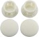 Longdex Hole Plug 50PCS White Round Nylon Locking Hole Plug Button Fastener Cover 13mm.