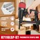3PLUS H7116LSP-KT 22 Gauge 3/8-Inch Crown Pneumatic Upholstery Stapler with Long Nose, Air Stapler Kit, with 6000 Staples, 1/4-Inch to 5/8-Inch.