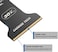 EZARC Carbide Oscillating Saw Blades, Multitool Blades Quick Release for Hard Material, Hardened Metal, Nails, Bolts and Screws, 3-Pack.