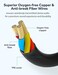 Mr Rex 2. 5mm to 3. 5mm Aux Cable Compatible with Bose Quietcomfort QC35 QC25 SounTrue, JBL E55BT E45BT E65BTNC, AKG Y55 Y50 Headphone 2-Pack, 5FT Black.