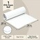 Bright Creations White EVA Foam Sheets Roll, for Cosplay, Costumes, Crafts, DIY Projects (5mm, 13. 75 x 38. 9 in.