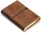 WANDERINGS Refillable A5 Leather Journal 6 Ring Binder Organizer with Pockets (22cm x 15cm.