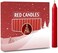 NORDICO Candlelights Candles for Christmas Tree - Angel Chime Decorations - Christmas Pyramids Carousel - 4 inch X 1/2 inch Diameter - 1. 5 Hour Burn Time. Unscented Red.