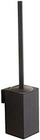 BGL Toilet Brush Holder Black, Toilet Bowl Brush Holder Black Wall Mount Square for Bathroom.