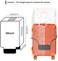 GigabitBest 20 24 28 30 Inch Clear Suitcase Luggage Protector Cover Tsa Approved Waterproof PVC Thicken Transparent Full Clear Suitcase Protector Cover Travel Case 3 Pieces Set, Full Clear, XL (30-31.