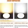Facon 2-Pack Ultra Slim 4. 5'' 12V RV Puck Lights w/Switch, 3400K Warm White LED Interior Lights for RVs, Camper Van, Boats, 12V Dome Light Fixture &ndash; cETL Certified.