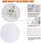 Facon 2-Pack Ultra Slim 4. 5'' 12V RV Puck Lights w/Switch, 3400K Warm White LED Interior Lights for RVs, Camper Van, Boats, 12V Dome Light Fixture &ndash; cETL Certified.