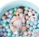 TRENDBOX Ball Pit Balls 100 - Macaron Colors Pit Balls Non-Toxic Free BPA Soft Plastic Balls for Ball Pit Play Tent Baby Playhouse Pool Birthday Party Decoration.