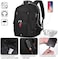 NUBILY Laptop Backpack 17 inch College Business Travel Backpacks for Men Black.