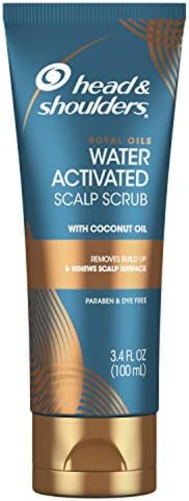 Head &amp; Shoulders HeadShoulders Royal Oils Water Activated Scalp Scrub With Coconut Oil Dye Free, 3. 4 Fl Oz.