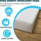 Foamma 6" x 22" x 22" High Density Upholstery Foam Padding, Thick-Custom Pillow, Chair, and Couch Cushion Replacement Foam, Craft Foam Upholstery Supplies, Foam Pad for Cushions and Seat Repair.