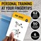 NewMe Fitness Bodyweight Workout Cards, Instructional Fitness Deck for WomenMen, Beginner Fitness Guide to Training Exercises at Home or Gym (Bodyweight, Vol 3.