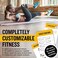 NewMe Fitness Bodyweight Workout Cards, Instructional Fitness Deck for WomenMen, Beginner Fitness Guide to Training Exercises at Home or Gym (Bodyweight, Vol 3.