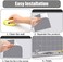 Jaxbo Holoras 50pcs Bathroom/Kitchen Tile Transfer Stickers, Stick on Wall Tile Peel and Stick Size 6 * 6 inches (Grey, 6 * 6 inches.