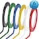 Cridoz 6 Rolls 1/8 Whiteboard Tape Thin White Board Tape Lines Pinstripe Dry Erase Art Tape Graphic Chart Grid Electrical Tape, 108 Feet Per Roll.