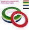 Cridoz 6 Rolls 1/8 Whiteboard Tape Thin White Board Tape Lines Pinstripe Dry Erase Art Tape Graphic Chart Grid Electrical Tape, 108 Feet Per Roll.