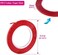 Cridoz 6 Rolls 1/8 Whiteboard Tape Thin White Board Tape Lines Pinstripe Dry Erase Art Tape Graphic Chart Grid Electrical Tape, 108 Feet Per Roll.