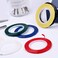 Cridoz 6 Rolls 1/8 Whiteboard Tape Thin White Board Tape Lines Pinstripe Dry Erase Art Tape Graphic Chart Grid Electrical Tape, 108 Feet Per Roll.