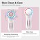 Umickoo Face Scrubber Exfoliator,Facial Cleansing Brush Rechargeable IPX7 Waterproof with 5 Brush Heads,Electric Face Spin Brush for Exfoliating, Massaging and Deep Cleansing.